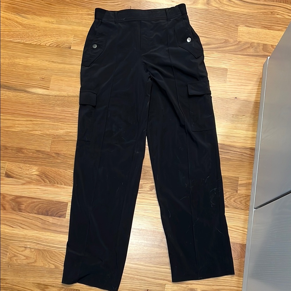 Athleta Black Straight Leg Pants with Timeless Design